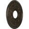 Ekena Millwork Baltimore PVC Medallion (Canopies up to 5 1/4"), 13"OD x 3 1/2"ID x 3/4"P, Metallic Dark Bronze CMP13BACDB - alternate 3